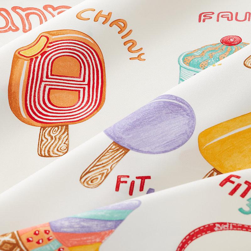 ＊キュート＊【HERMES】Funny Ice Cream スカーフ 70 シルク Funny Ice Cream scarf 70 | Hermès Mainland China